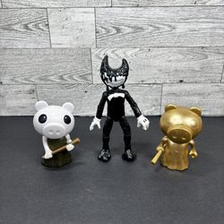 Bendy and the Ink Machine Phatmojo MEATLY GAMES Series 1 lot of 3 