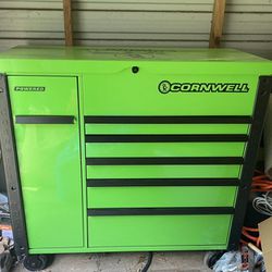Cornwell 49" 6-drawer XL Power-cart (Lime Green)