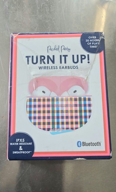 Packed Party "Turn It Up Bluetooth True Wireless Earbuds