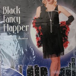 Fancy  Flapper Costume Set