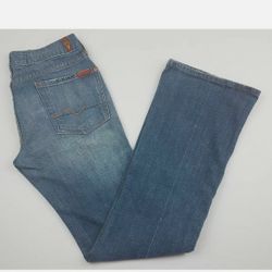 7 For All Mankind Jeans*Green Embellished pockets* Size 27