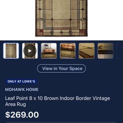 Area rug (needs a deep Cleaning)