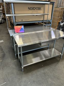 New Stainless Steel Work Tables NSF NORDSTEEL 