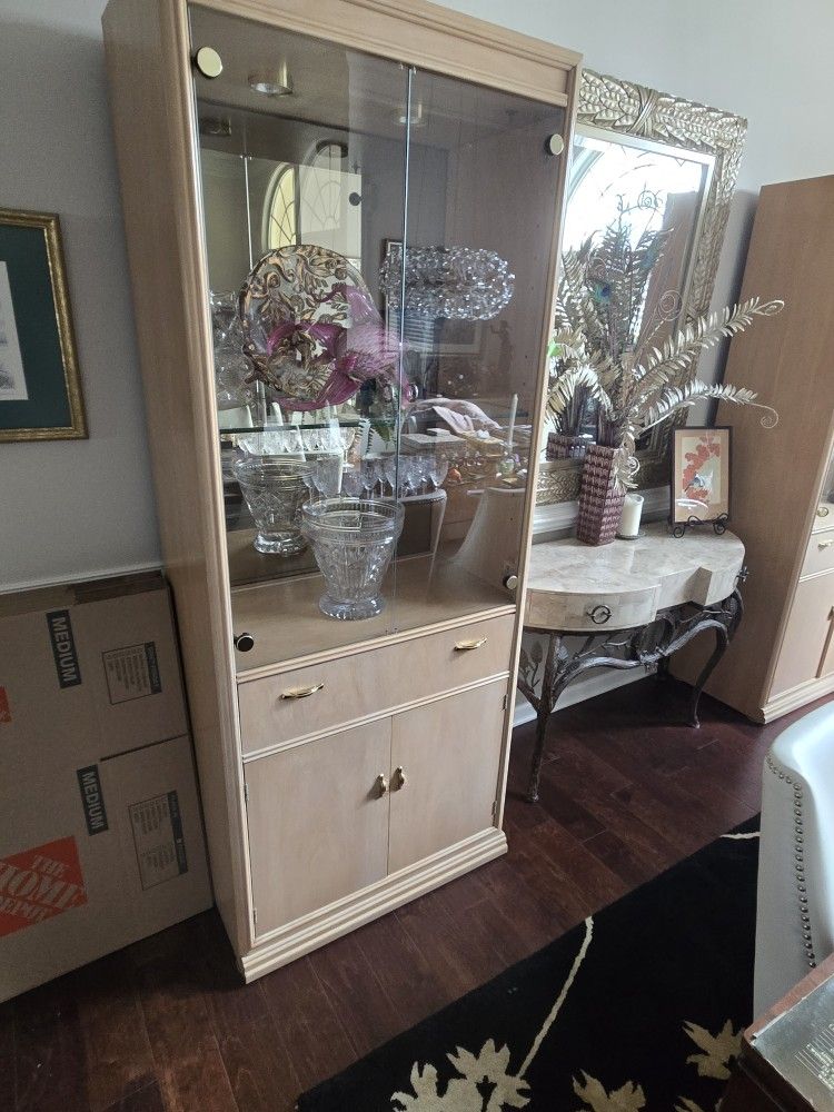 2..Thomasville China curio cabinets