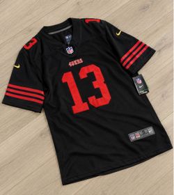 San Francisco Niners Purdy 13 men black jersey NWT