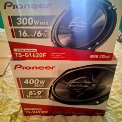 Pioneer Two Pack 6.5 & 6x9s Brand New In The Boxes 