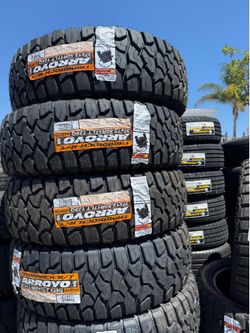 37x12.50r17 Arroyo RT tires nuevas con 50,000 millas de garantía las 4