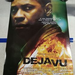 "Deja Vu" Original One-sheet Movie Poster 27x40 (2006) D/S