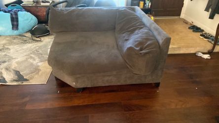 Free down feather corner couch