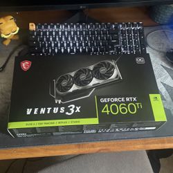 RTX 4060TI Ventus3x OC edition 8g