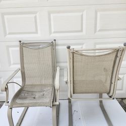 You Will Need Seat Covers $40 Cash For 2 Tan Hampton Bay Outdoor Patio Chairs