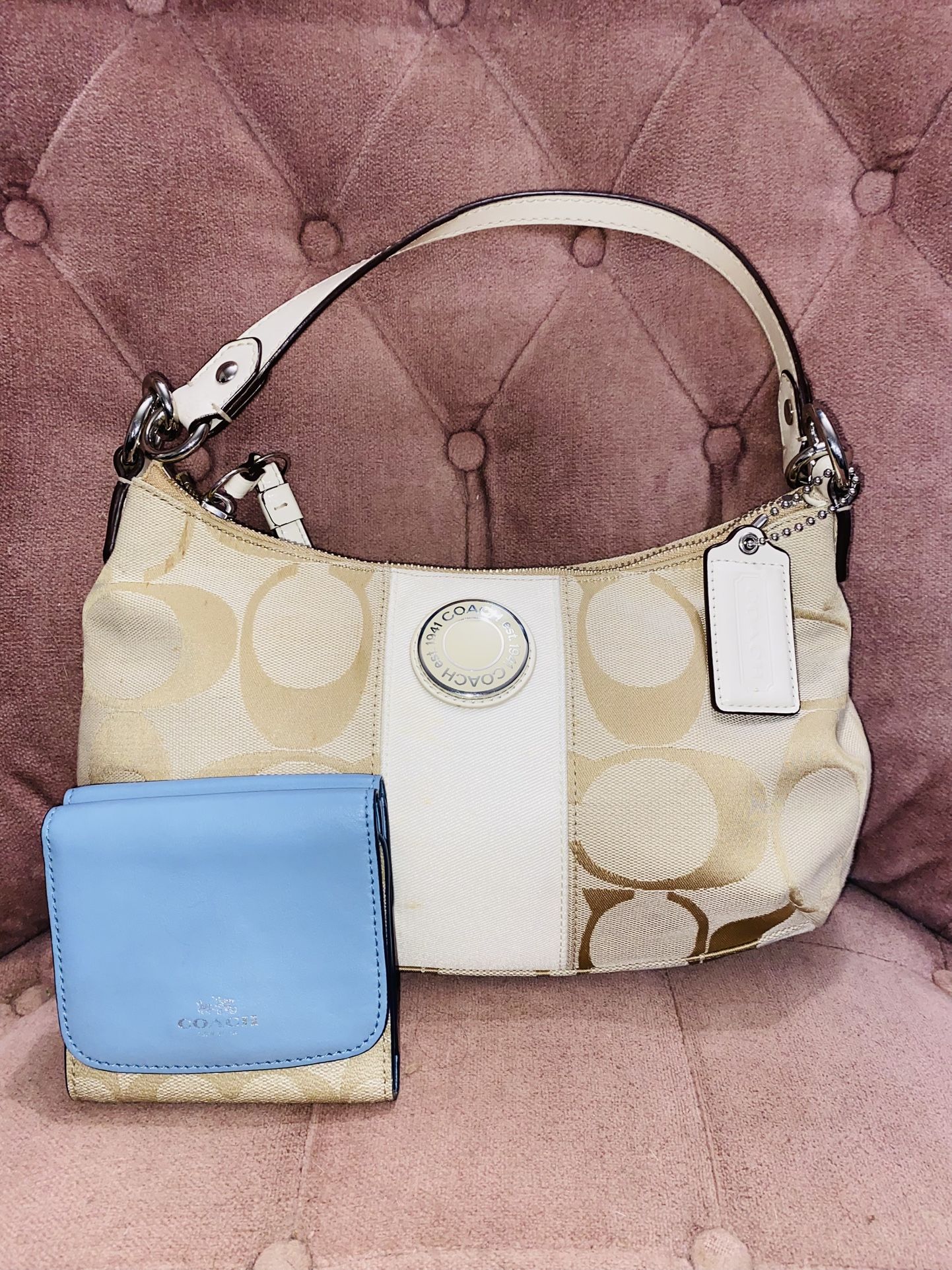 Medium Coach Bag with matching wallet
