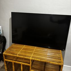 Rattan Wicker console / bookshelf