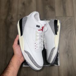 Jordan 3 White Reimagined Size 13