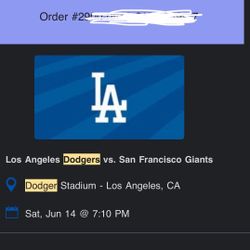 Tonight Dodgers Tickets 