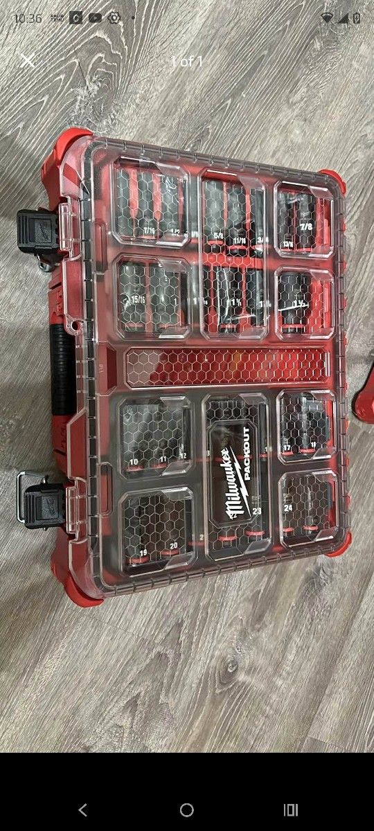 Milwaukee Impact Half Inch SocketSet packout