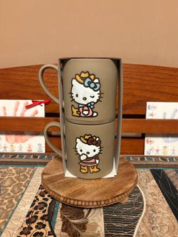 Hello Kitty Western Mug Set