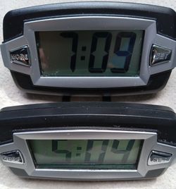 Car Clocks $2 Each OR Both $3