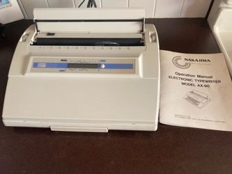 Nakajima model AX-90 electronic typewriter Needs ribbon