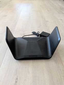 NETGEAR Nighthawk 8-Stream WiFi 6 Router (RAX70) - Security Features, AX6600 Tri-Band Wireless Speed (up to 6.6 Gbps) - Coverage up to 2,500 sq. ft., 