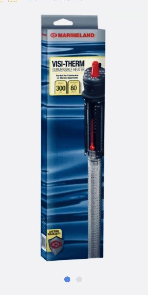 Marineland® Visi-Therm Submersible Aquarium Heater - BRAND NEW IN BOX