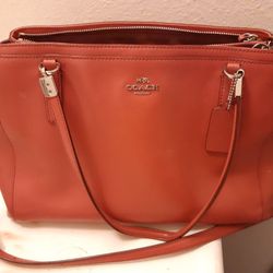 Authentic Leather coach bag