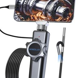 Endoscope Camera with Light[360°Rotation]