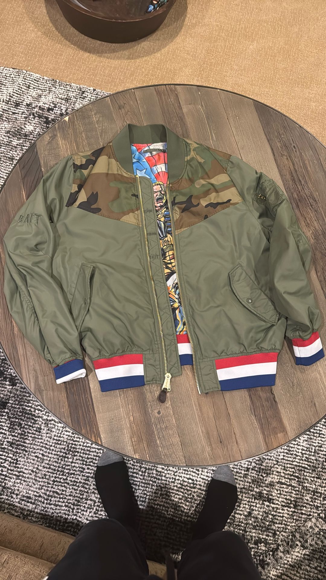 Alpha Industries x BAIT x GI Joe L2B Scout Military Reversible Jacket