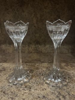 Crystal Candle Stick Holder