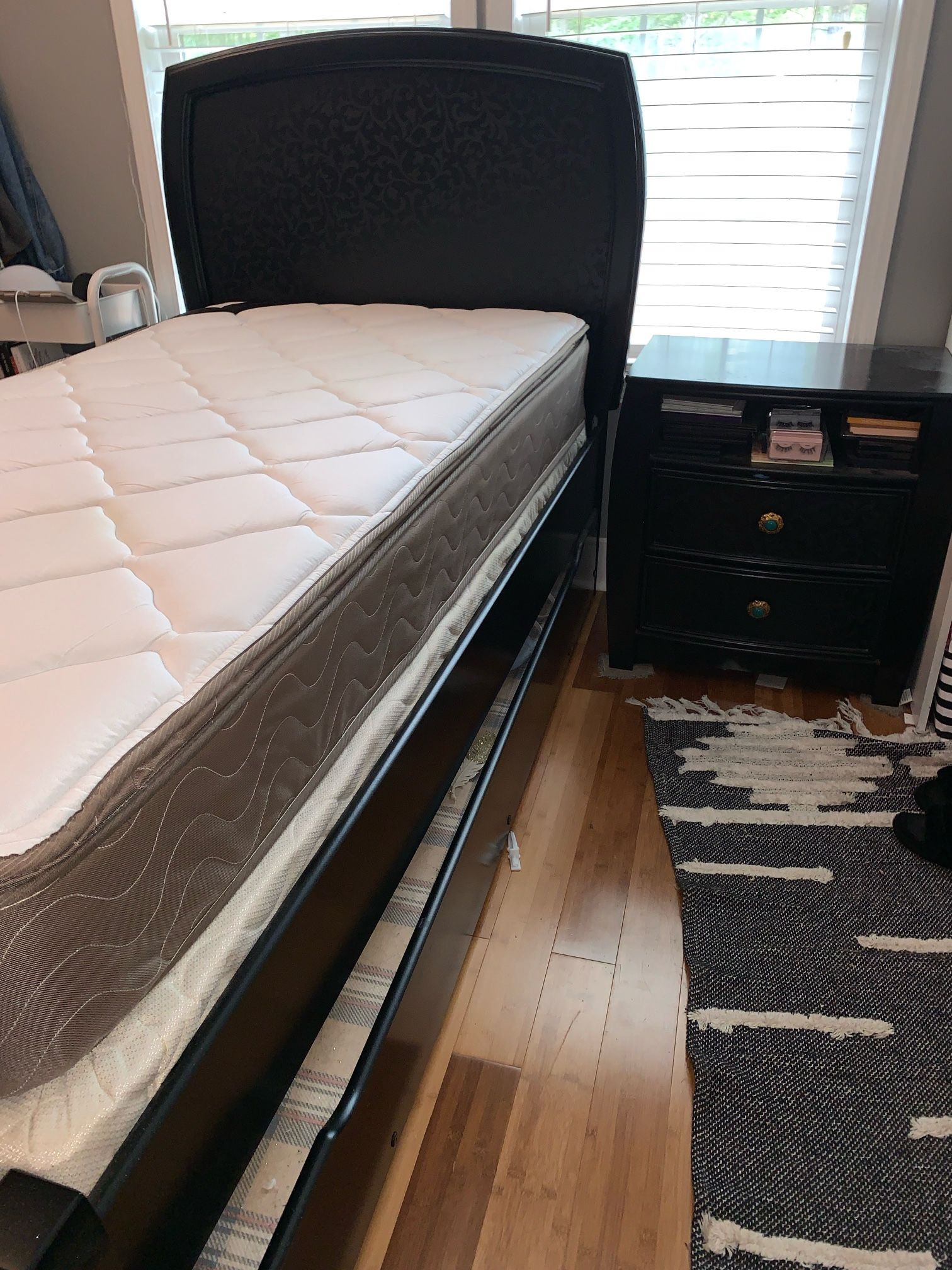 Ashley’s Twin Trundle Bed And Nightstand