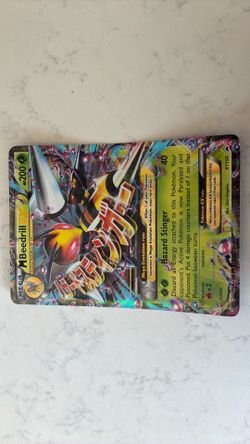 Mega Beedrill ex oversized card