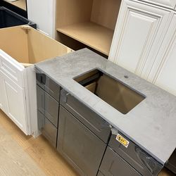 🔥 BATHROOM VANITY LIQUIDATION SALE – GREY