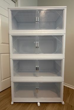 MOVE OUT Sale - Broview - Plastic Stackable Storage Cabinet