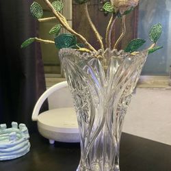 Vintage French Glass Beads- Hand Made Flower Bouqet