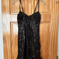 Sequin Homecoming Dress 