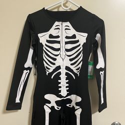 Tipsy Elves Women's Skeleton Bodysuit Costume Size Small (Brand New)