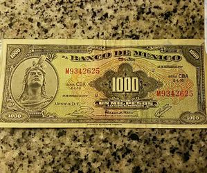 1977 1000 pesos