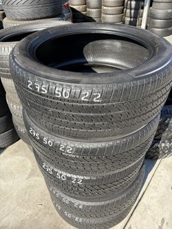 275/50r22 All 4 Bridgestone Tires In Great Shape!