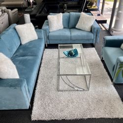 LIVING ROOM SET ON SALE NOW 🚨 SOFA, LOVE SEAT & CHAIR 