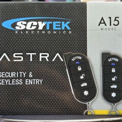 New A15 Advanced Keyless Entry System with 2 Remote Key Fob Controls - Secure