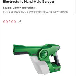 Electrostatic Handheld Sprayer 