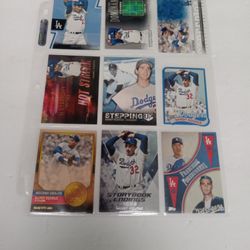 Lot Of 9 Old Sandy Koufax Baseball Cards LA Dodgers 