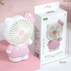 Hello Kitty Mini Fan with Box