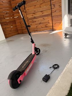 Pink Electric Scooter