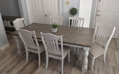 Beautiful farmhouse dining table