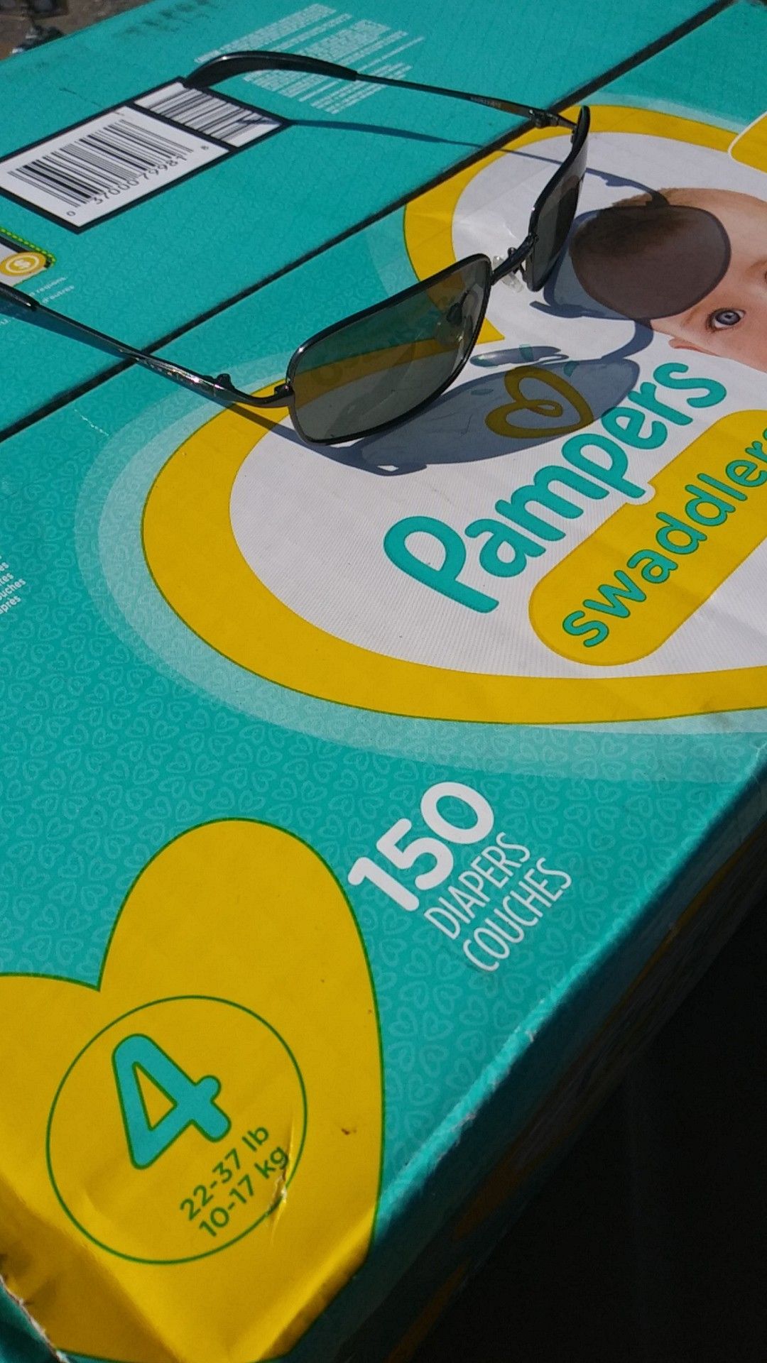 Pampers size 4 box of 150
