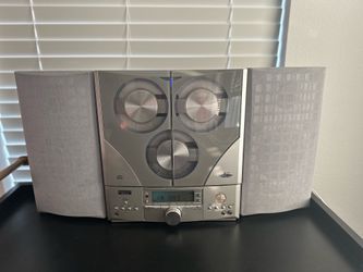 Sharper Image SA 248 3 CD Changer AM FM Stereo System Speakers Tested Works
