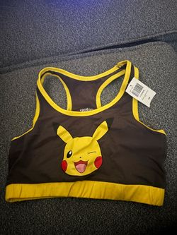 Pikachu girls sports bra