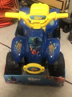 Brand New Disney Finding Dory 6V Toddler Quad Ride On (2 Available)