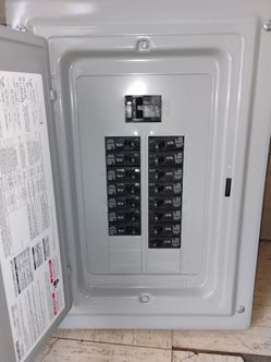 Fuse box with breaker 90